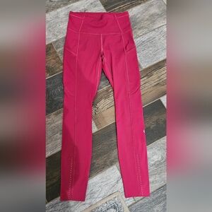 Lululemon Pink High-Waisted Leggings